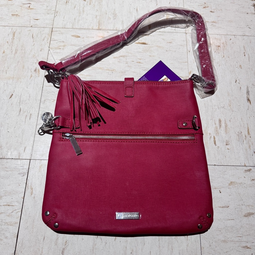 Mangano Red Shoulder Bag